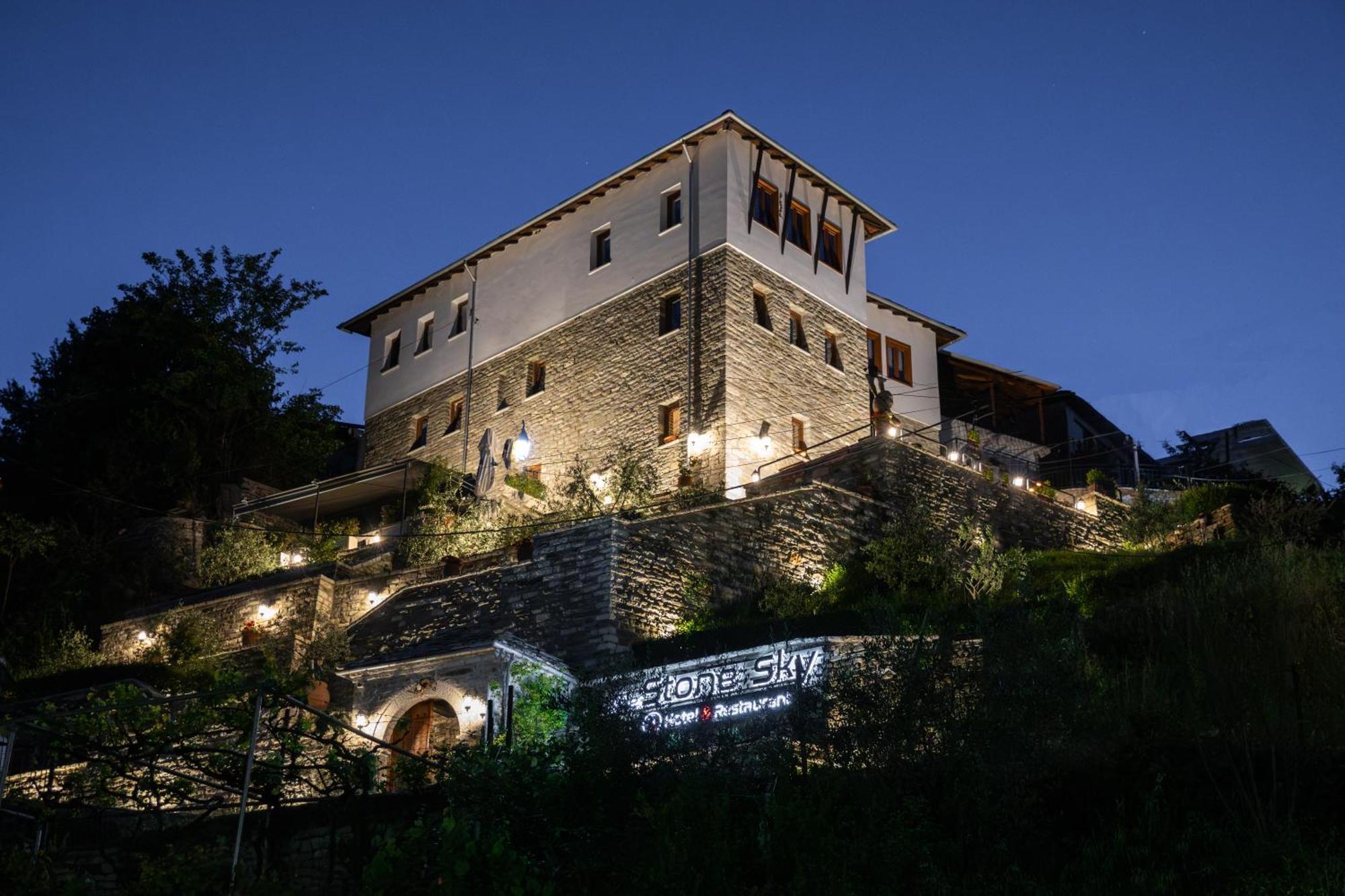 The Stone Sky Hotel Gjirokastër Buitenkant foto
